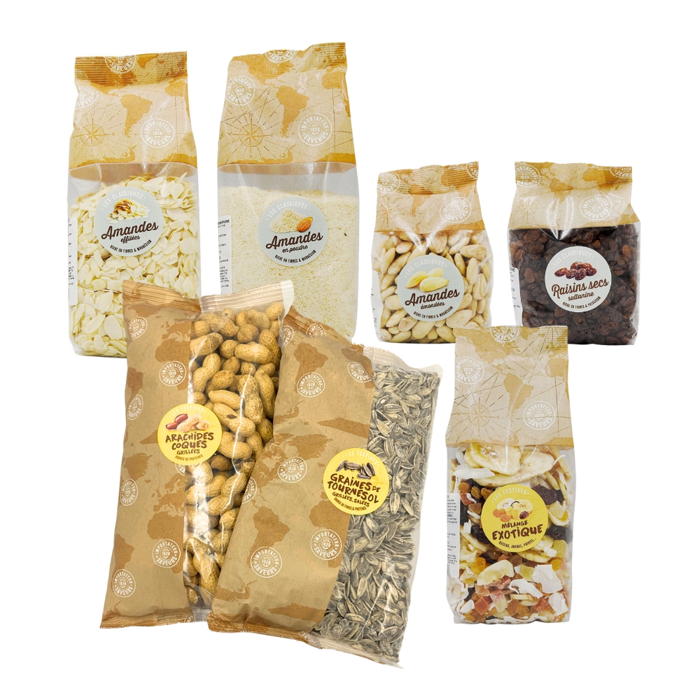 Les fruits secs et fruits grillés Importateur de Saveurs